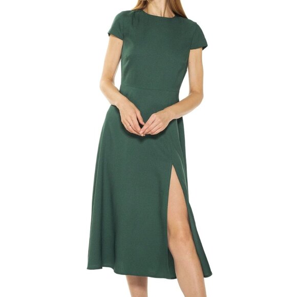 Alexia Admor | Lily Midi Dress | Fern Green - Picture 1 of 7
